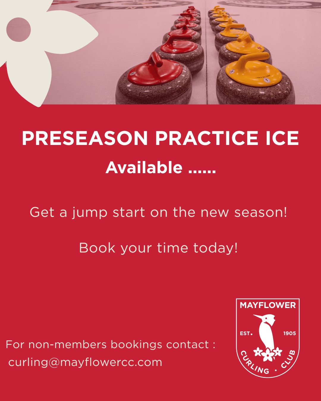 2. Preseason Ice Practice Now Booking